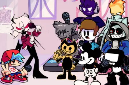 FNF Attacklovania But Everyone Sings It MOD APK