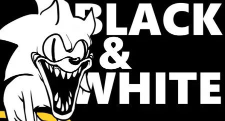 Sonic Black and White